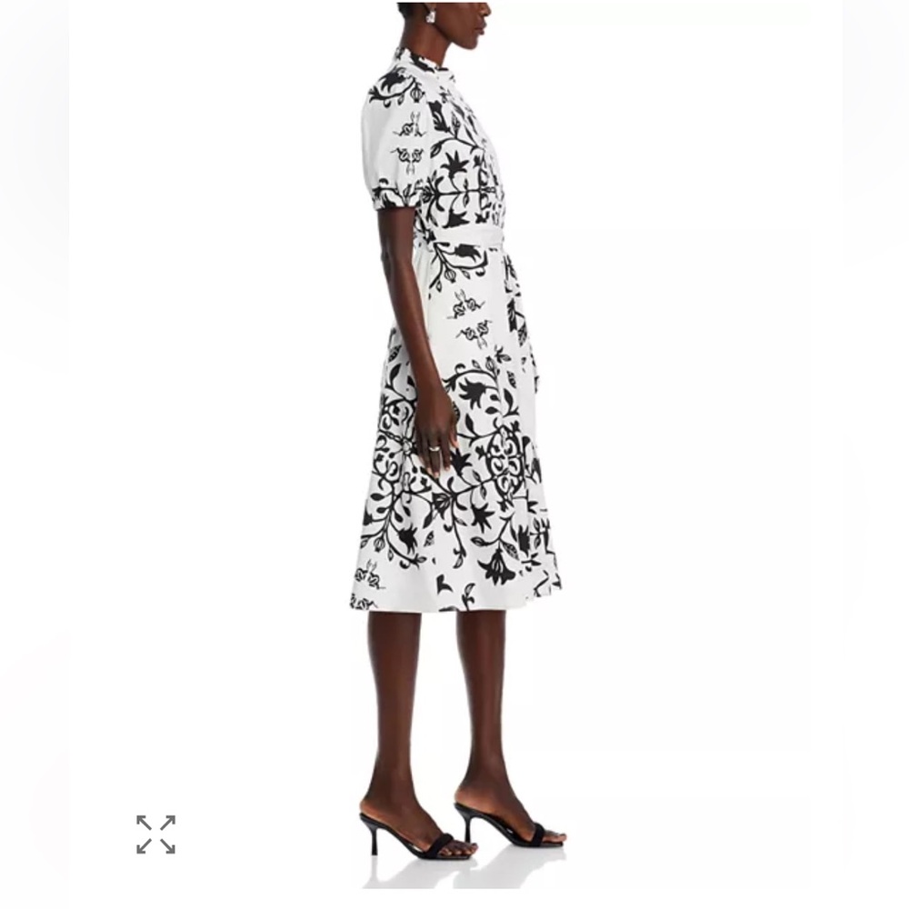 Tahari Floral Button Down Midi Dress - Picture 3 of 13